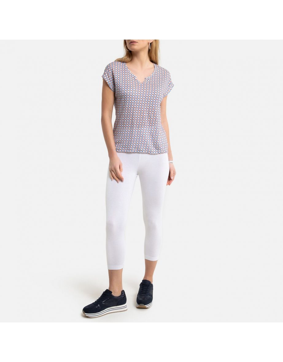 Comfortable Stretchy Cropped Trousers