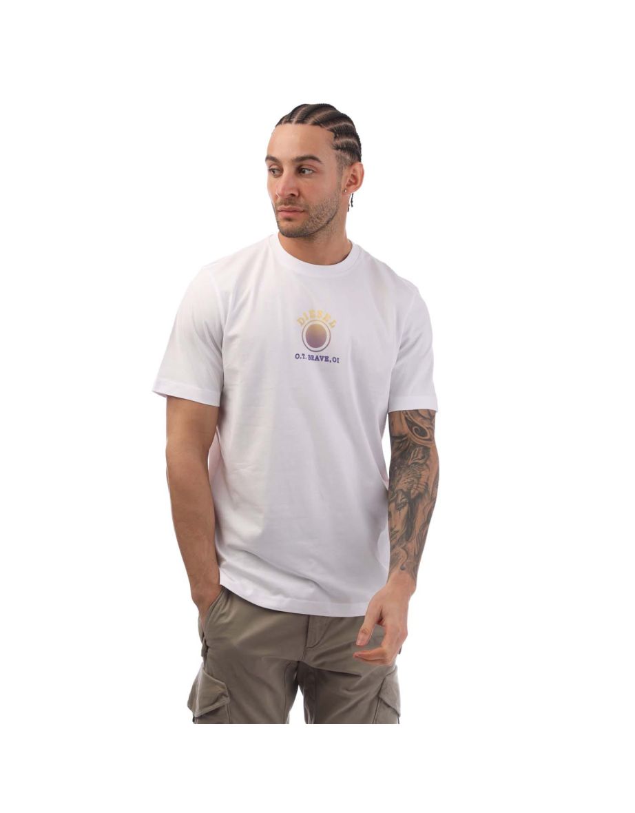 Men's Diesel T-Just 5-1 T-Shirt in White