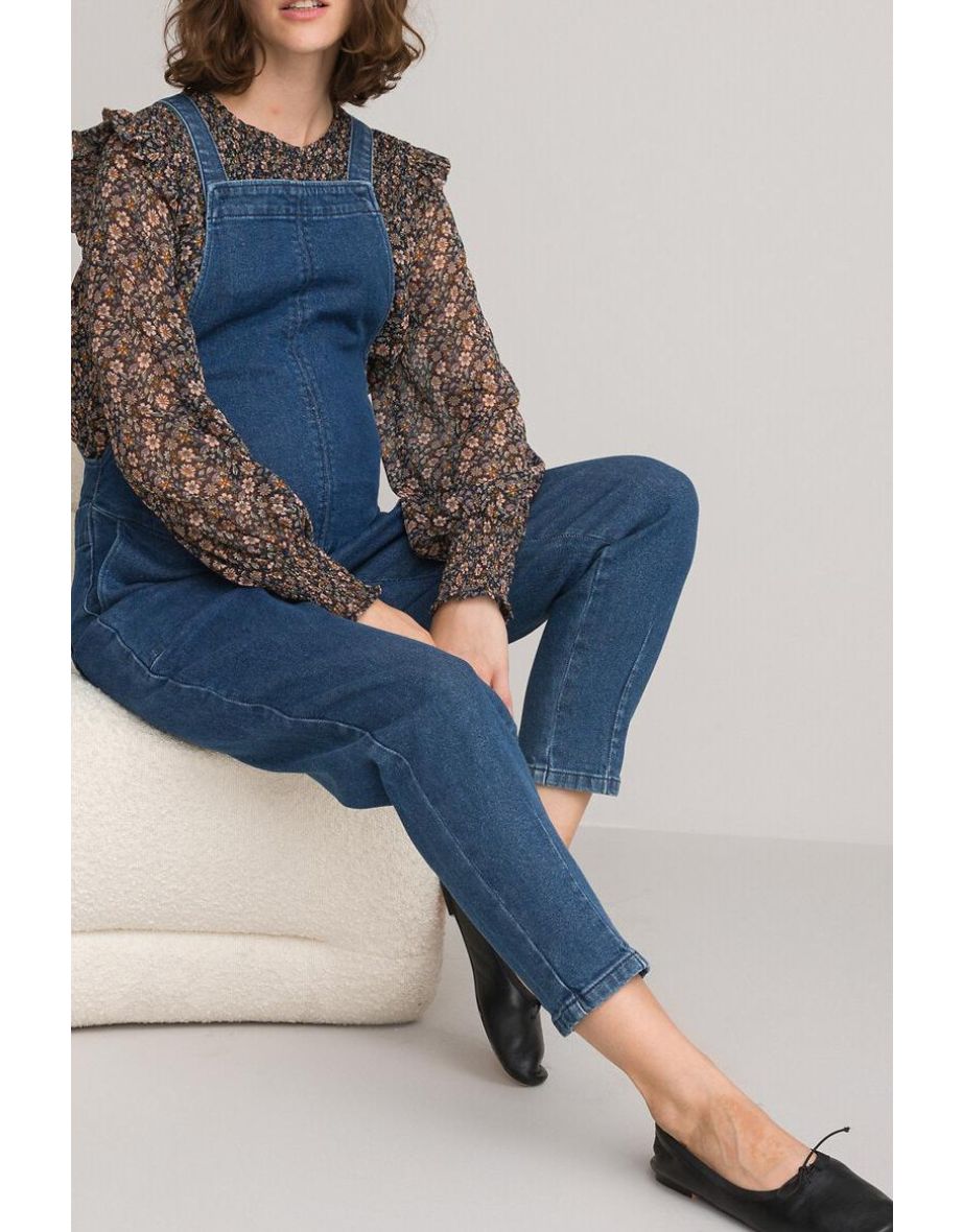 Denim Maternity Dungarees