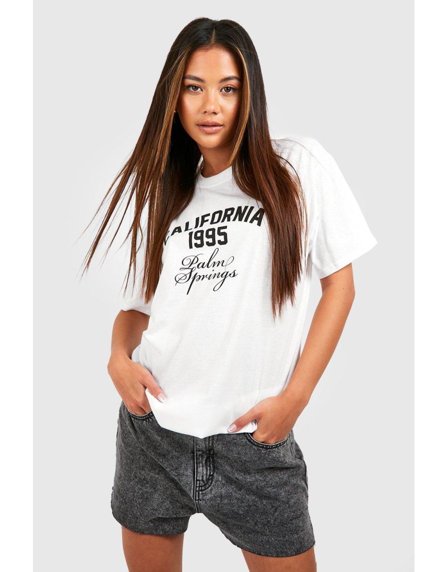 California 1995 Tshirt - white