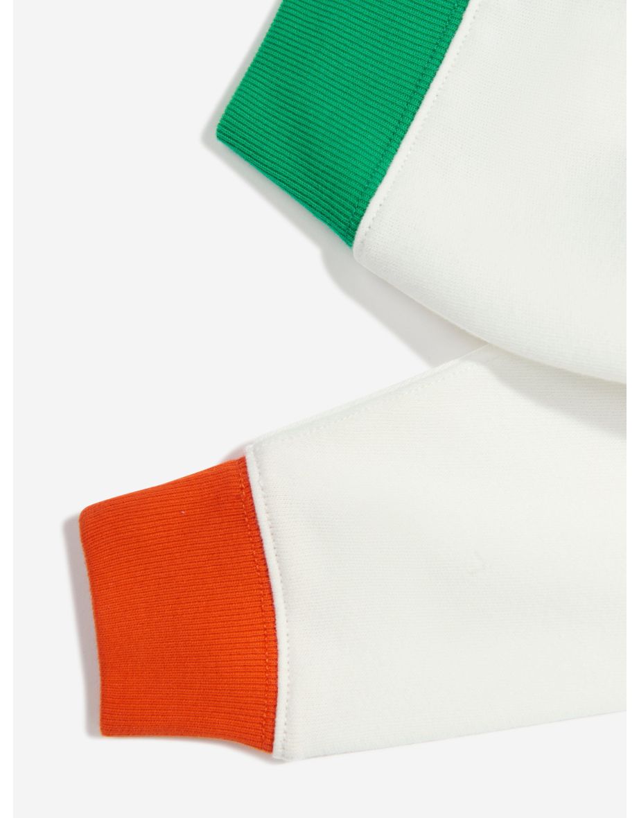 Girls Polo Bear Hoodie in White - 4