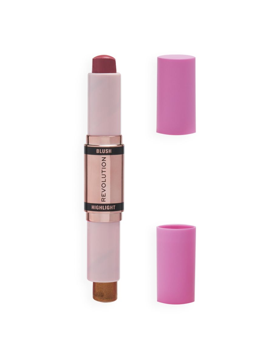 Revolution Blush & Highlight Stick Flushing Pink