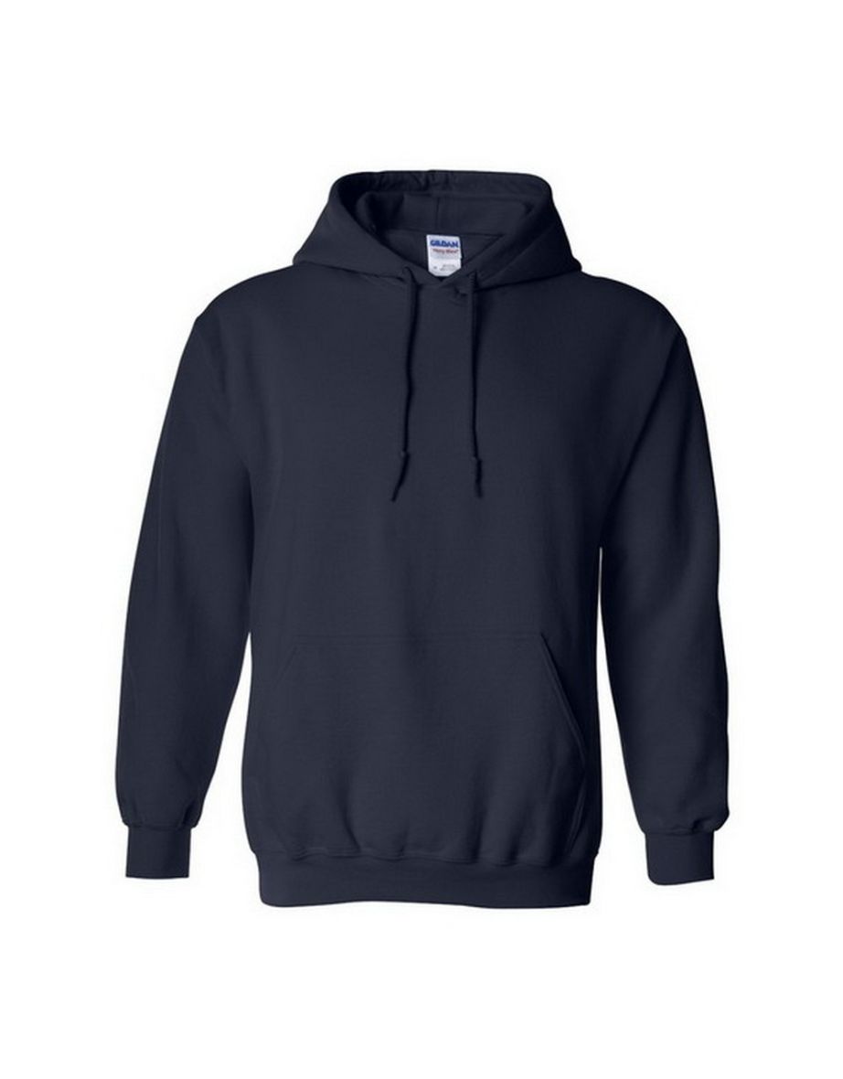 Shop Gildan Heavy Blend Adult Unisex Hooded Sweatshirt Hoodie Navy Online in United Arab Emirates VogaCloset