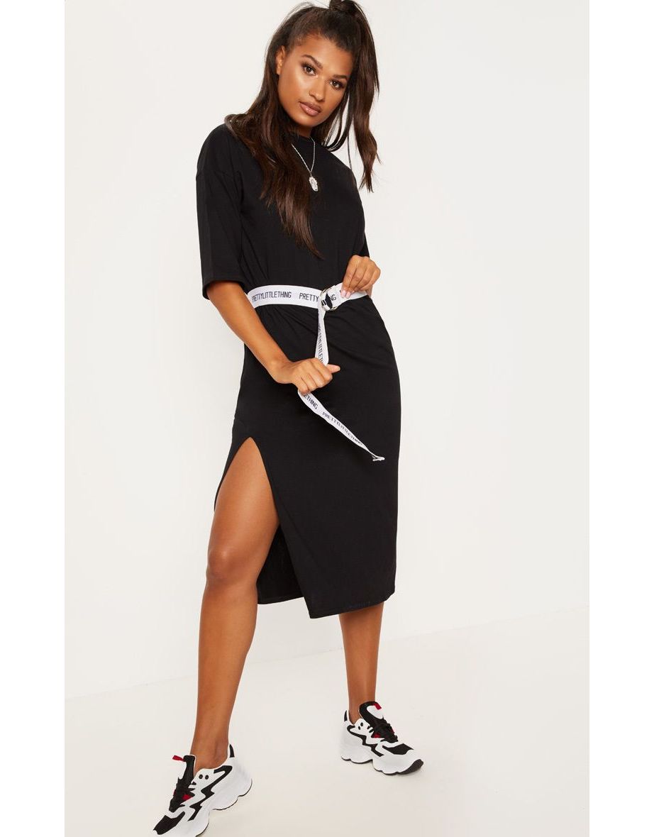 t shirt dress with waist belt