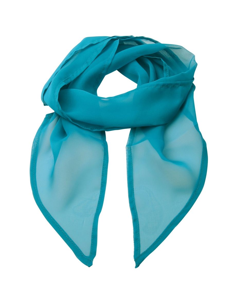 Premier Ladies/Womens Work Chiffon Formal Scarf - Teal
