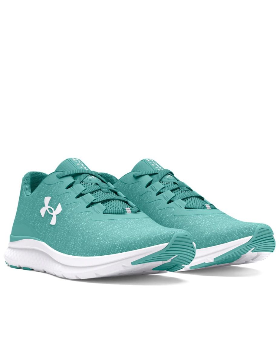 Women's Under Armour Charged Impulse 3 Knit Visual Running Shoes in Green