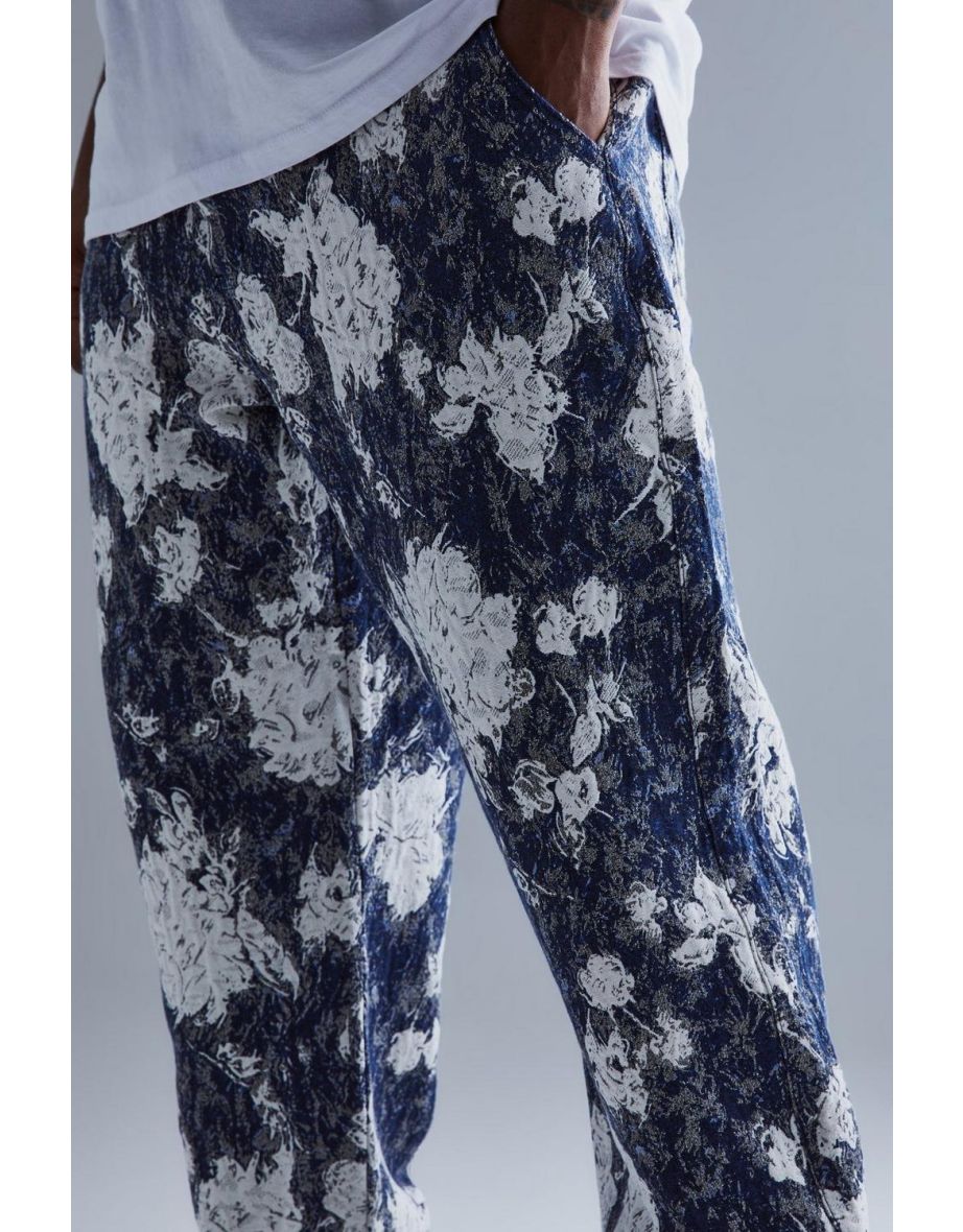 Plus Relaxed Fit Tapestry Trouser - light blue - 2