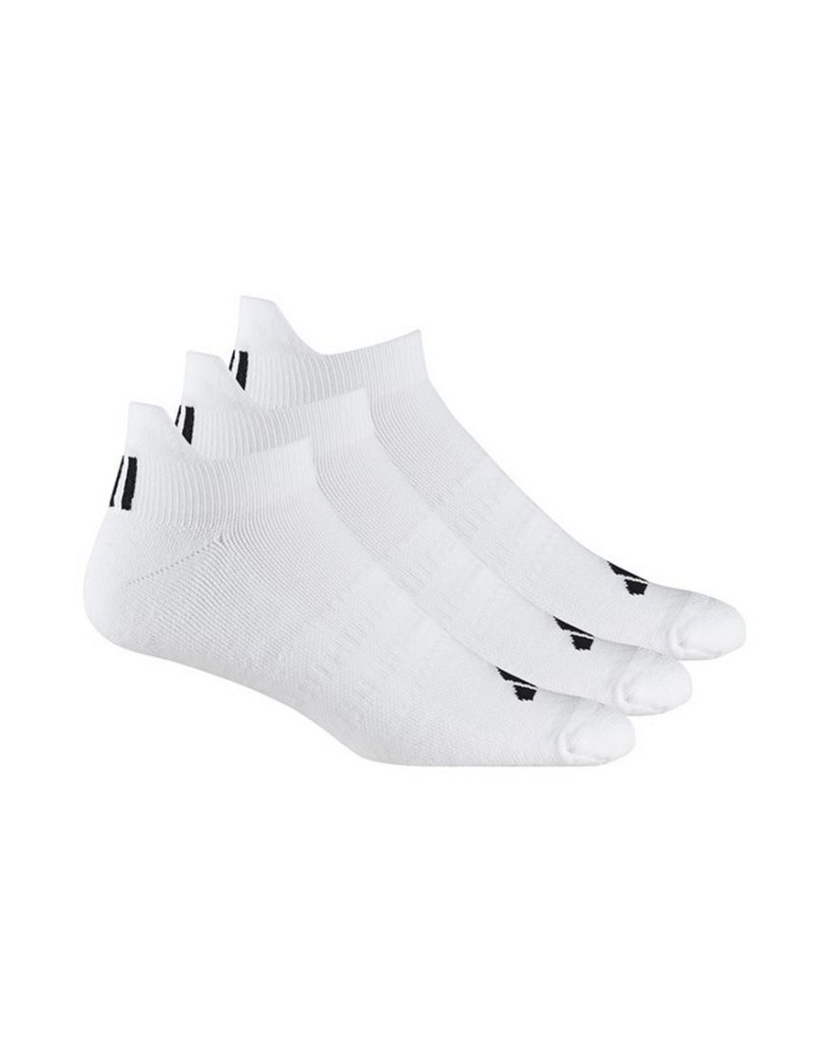 Adidas Mens Ankle Socks (Pack of 3) - White - 1