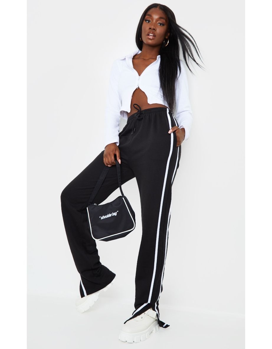 Tall best sale black joggers