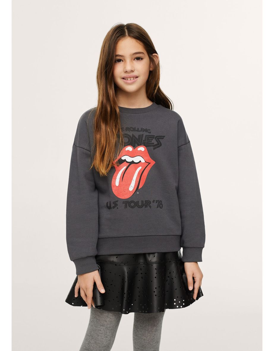 Mango rolling stones sweatshirt hot sale