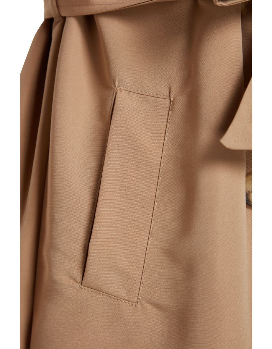 Trench Coat - Beige - Double-breasted - 8