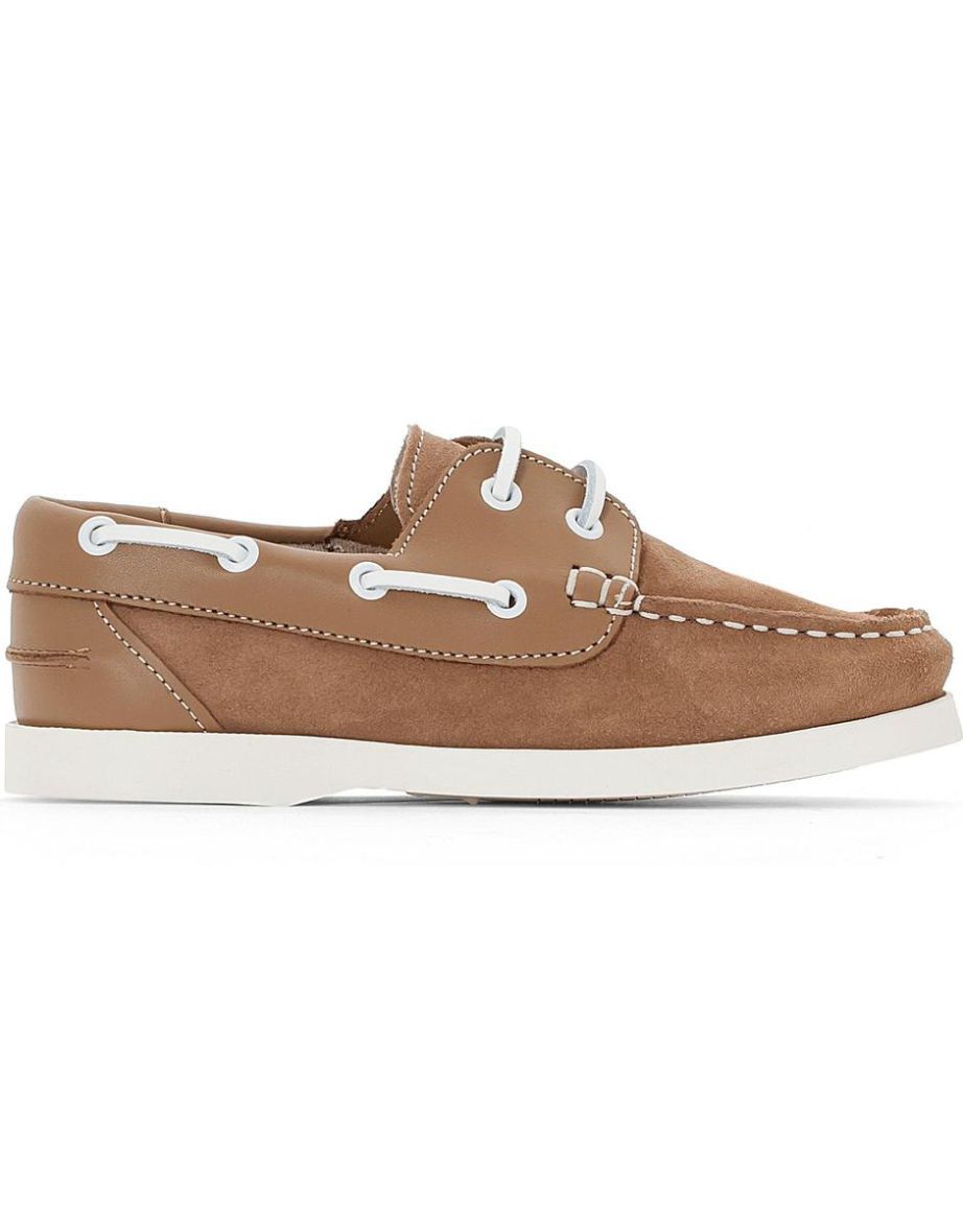 Kids Leather Boat Shoes