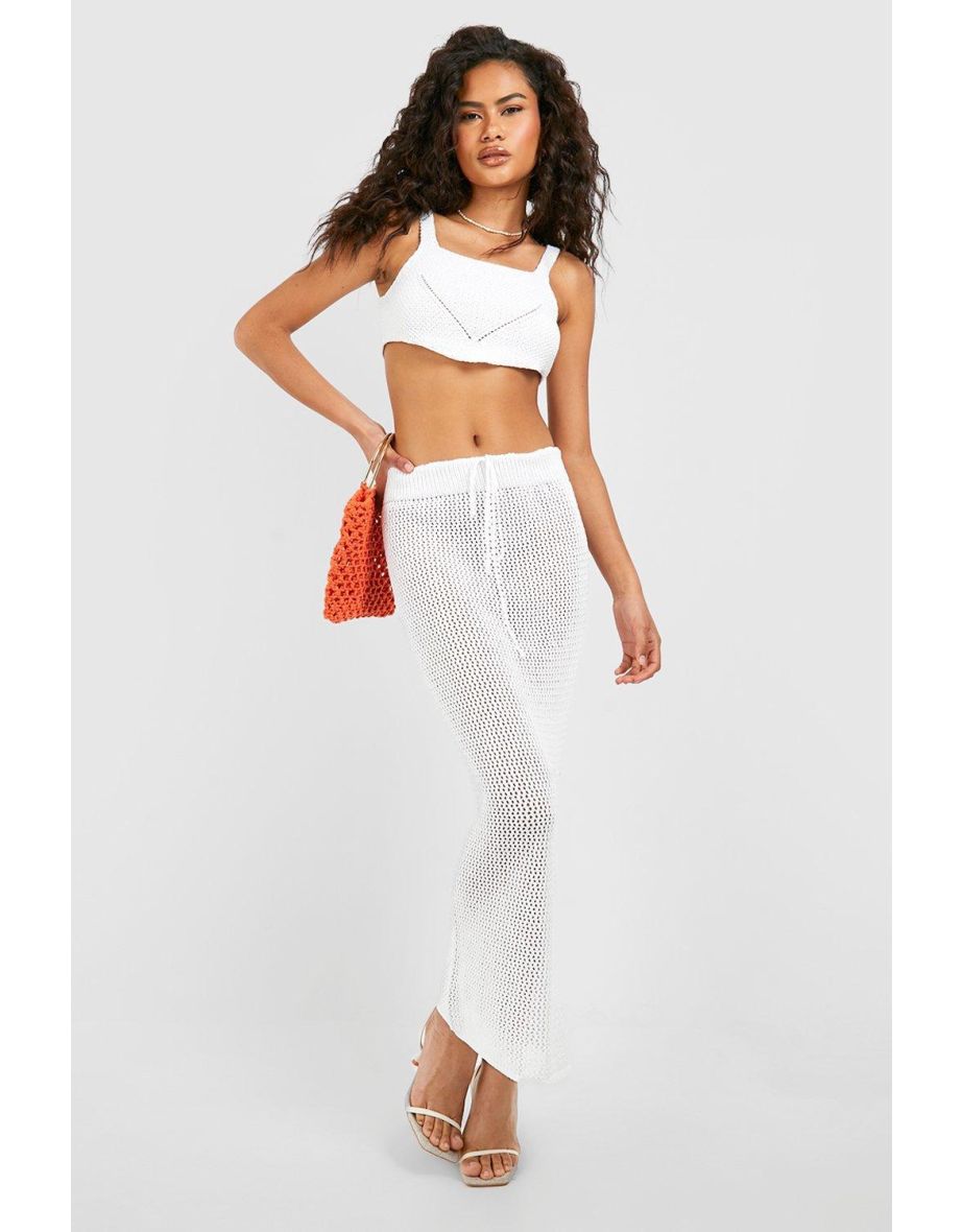 Just My Type Skirt Set - White