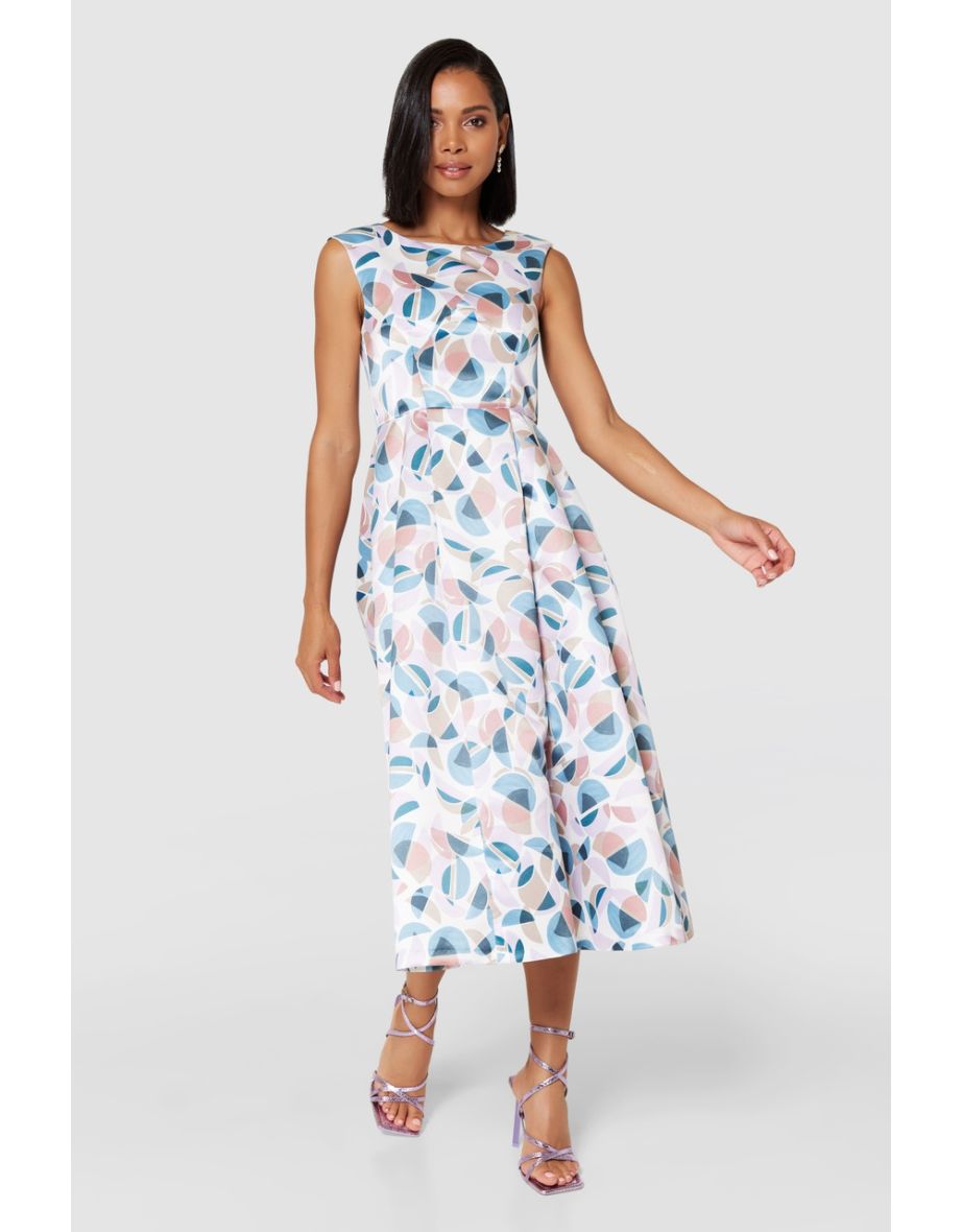 Closet London Cream A-Line Midaxi Dress
