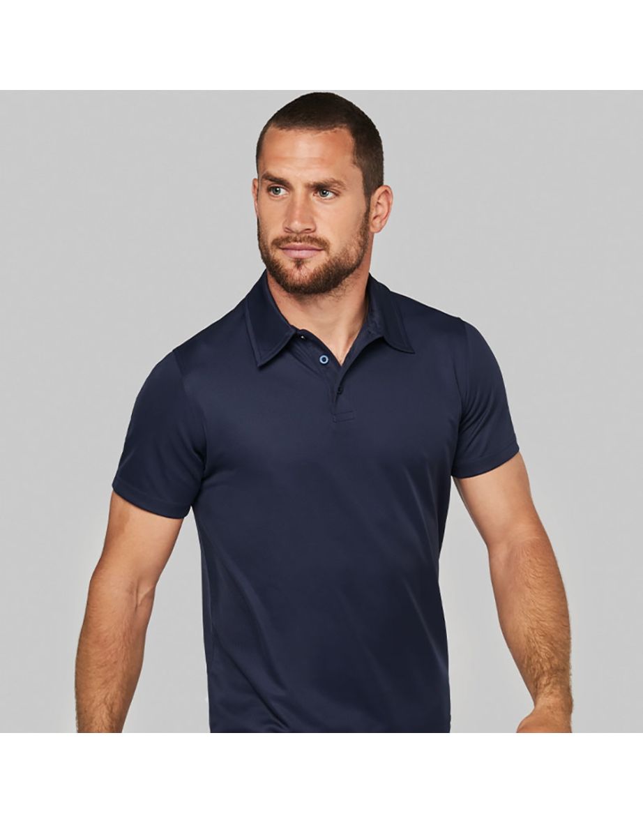 Kariban Proact Mens Short Sleeve Performance Polo Shirt - Navy - 1