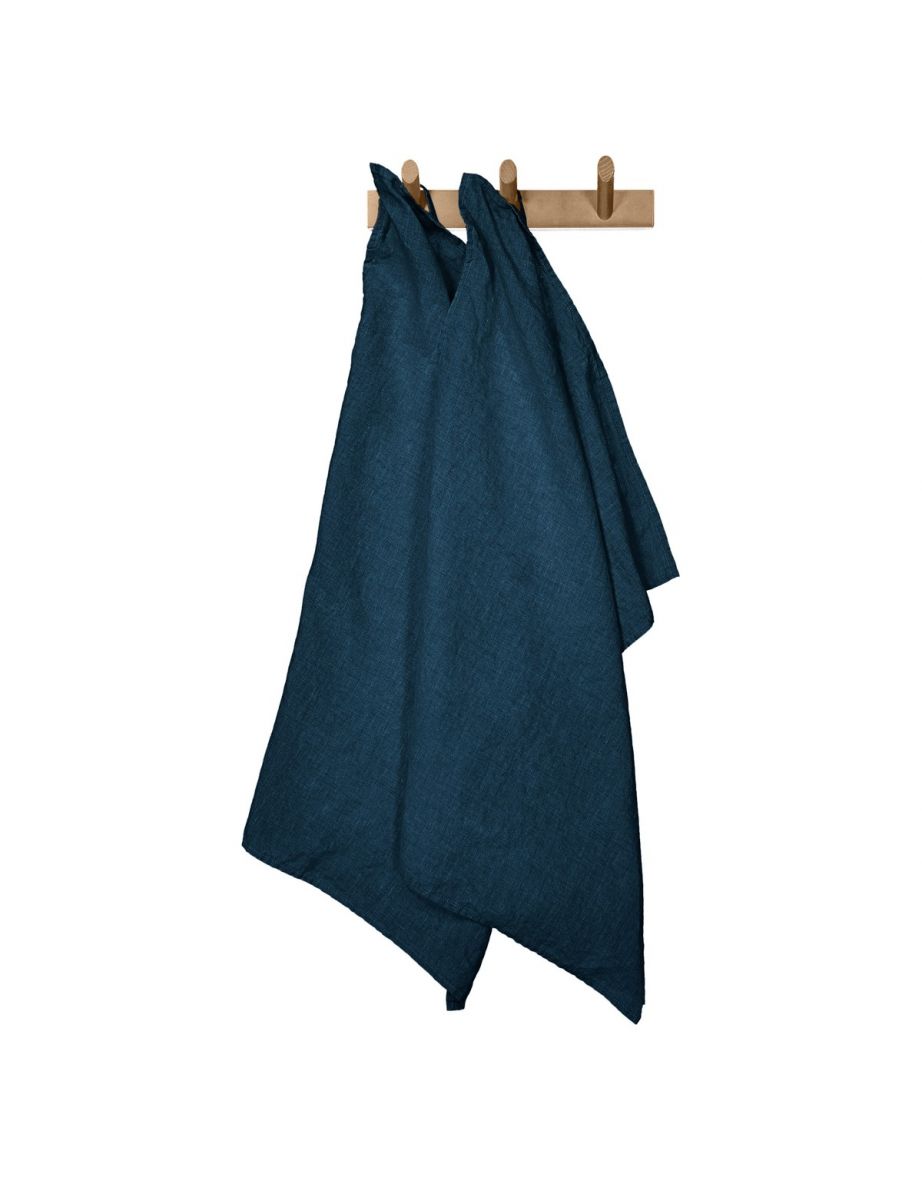 VICTORINE Best Quality Linen Tea Towel (Pack of 2)