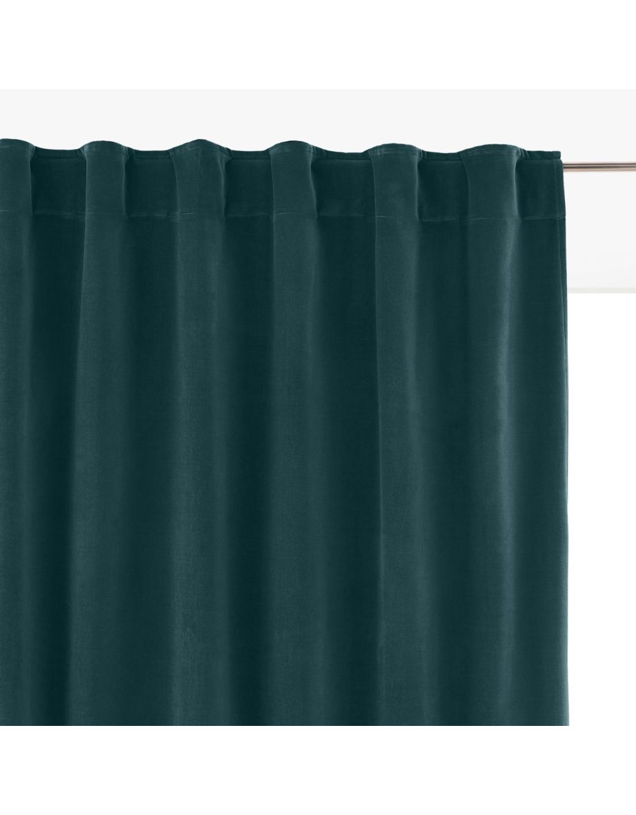 VELVET Hidden Tabs Single Curtain Panel
