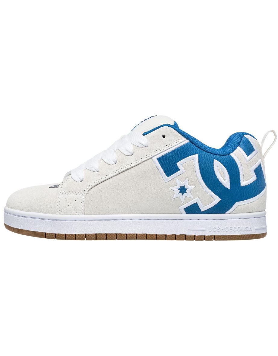 DC Shoes Mens Court Graffik Leather Low Top Skater Trainers Sneakers Shoes