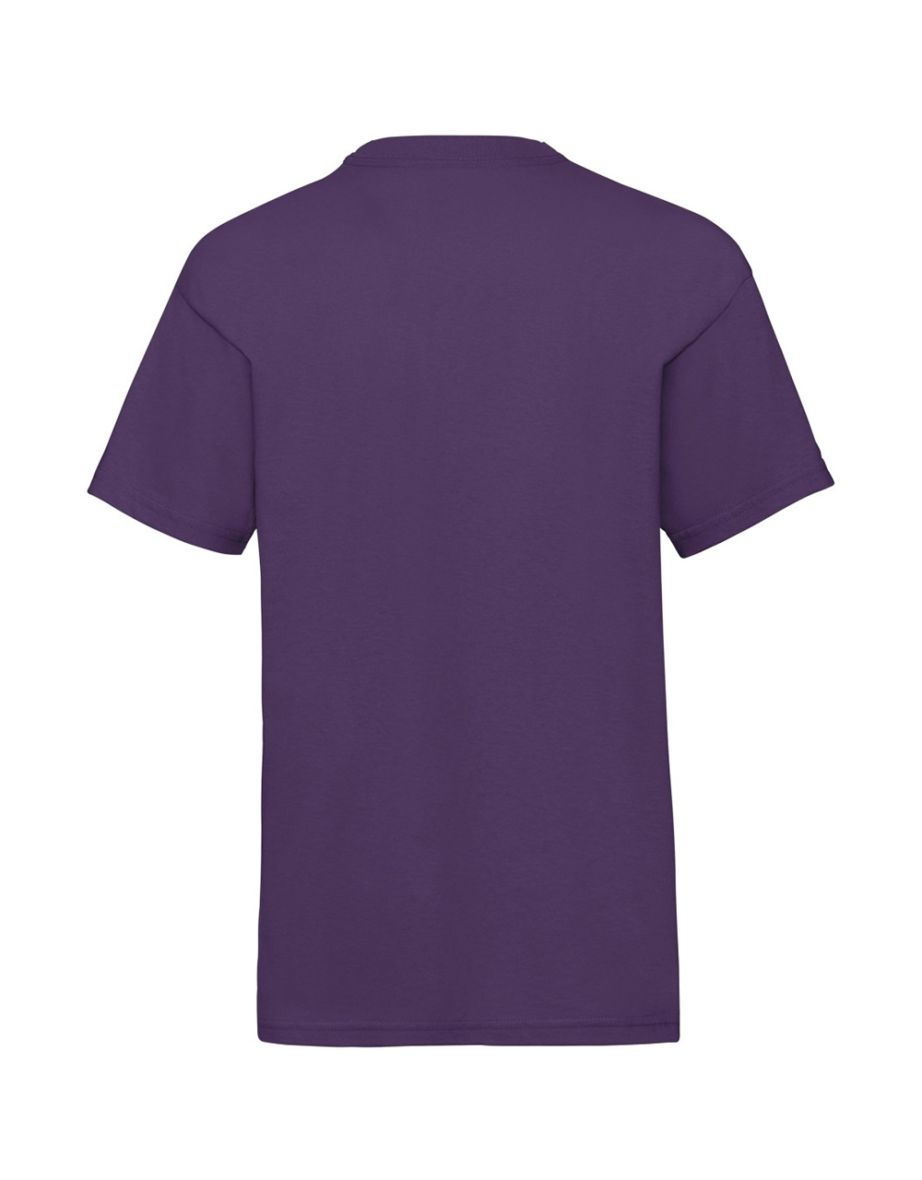 Fruit Of The Loom Childrens/Kids Unisex Valueweight Short Sleeve T-Shirt - Purple - 1