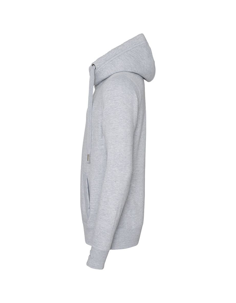 AWDis Hoods Mens Cross Neck Hoodie - Heather Grey - 2