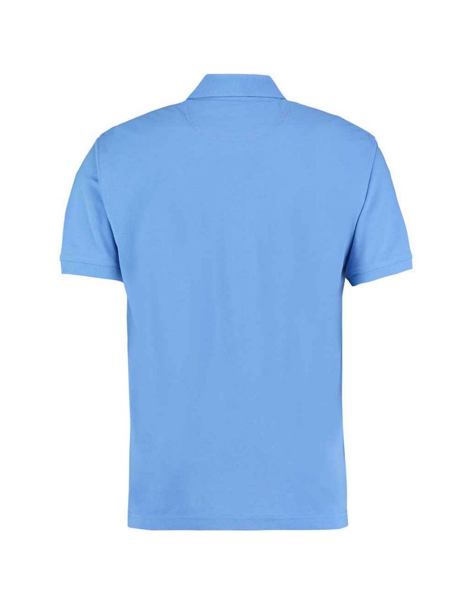 Kustom Kit Mens Klassic Piqué Polo Shirt - Mid Blue - 1