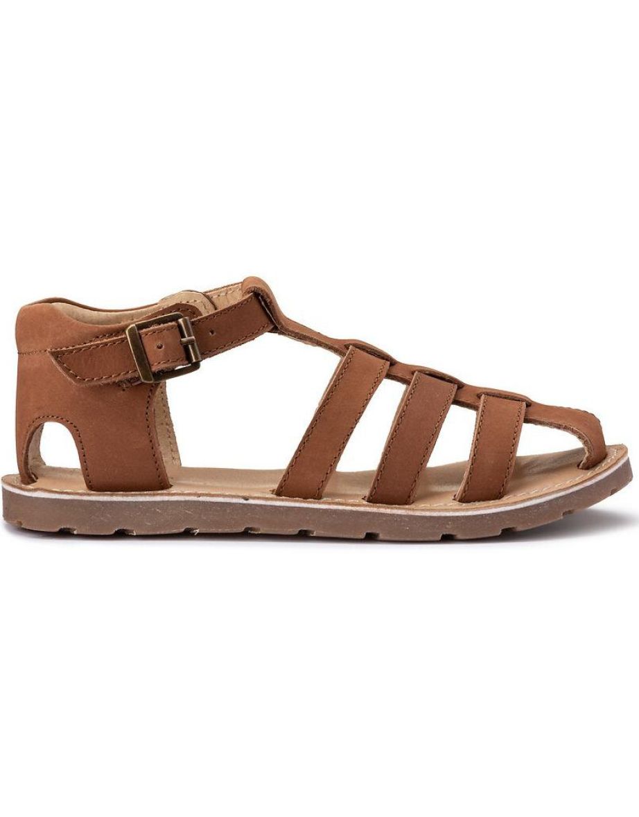 Kids Vegetable Tanned Leather Sandals