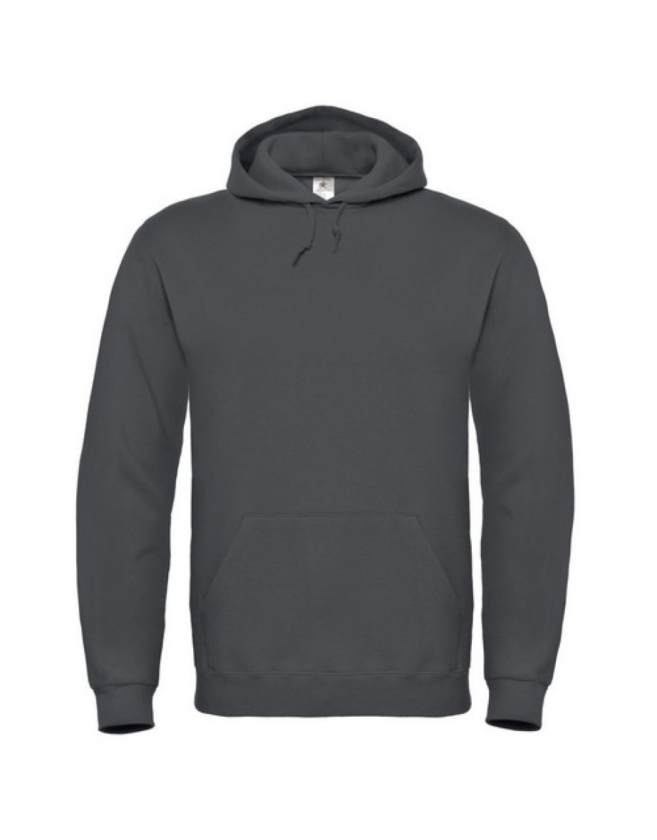 B&C Adults Hooded Sweatshirt/Hoodie - Anthracite