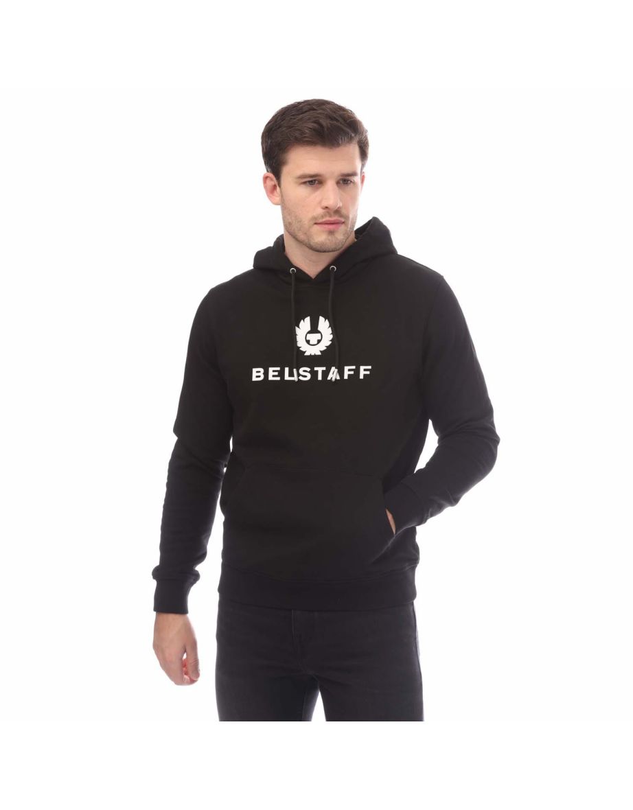 Men's Belstaff Signature Hoodie in Black