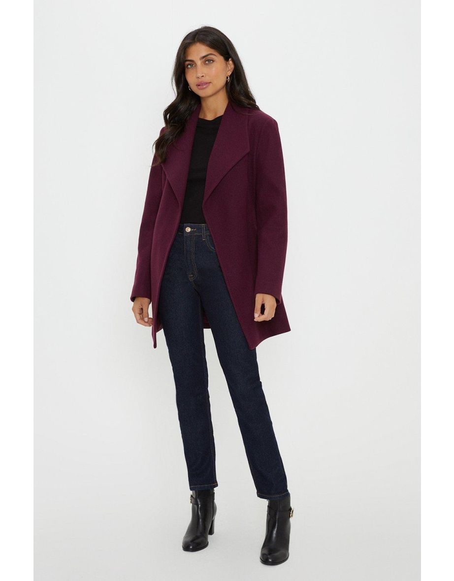 Wallis clearance purple coat