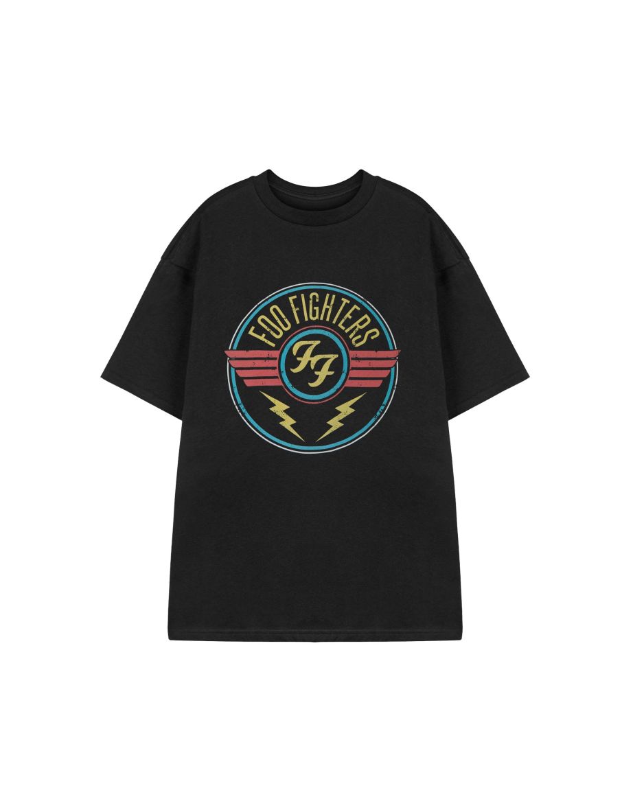 Shop Foo Fighters Mens Lightning T Shirt Black Online in Oman VogaCloset