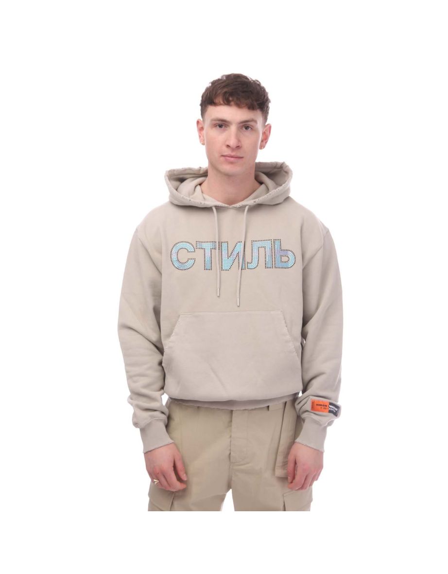 Men's Heron Preston CTNMB Hoodie in Grey