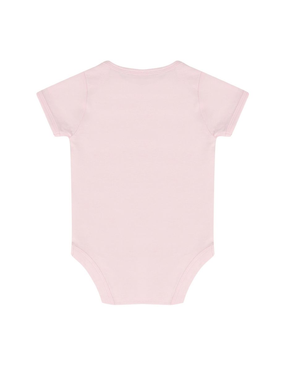 Larkwood Baby Boys/Girls Essential Short Sleeve Bodysuit - Pale Pink