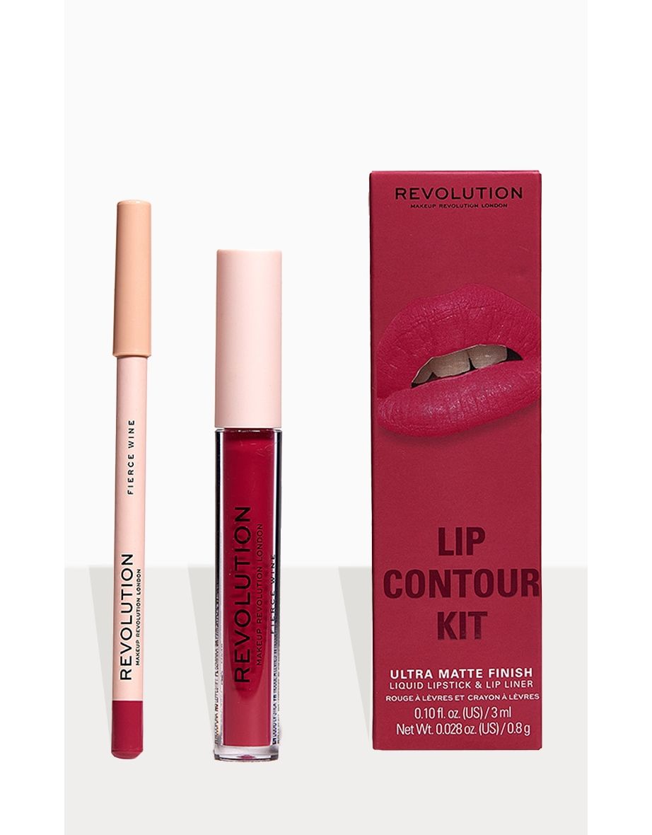 Makeup Revolution Lip Contour Kit Fierce Wine