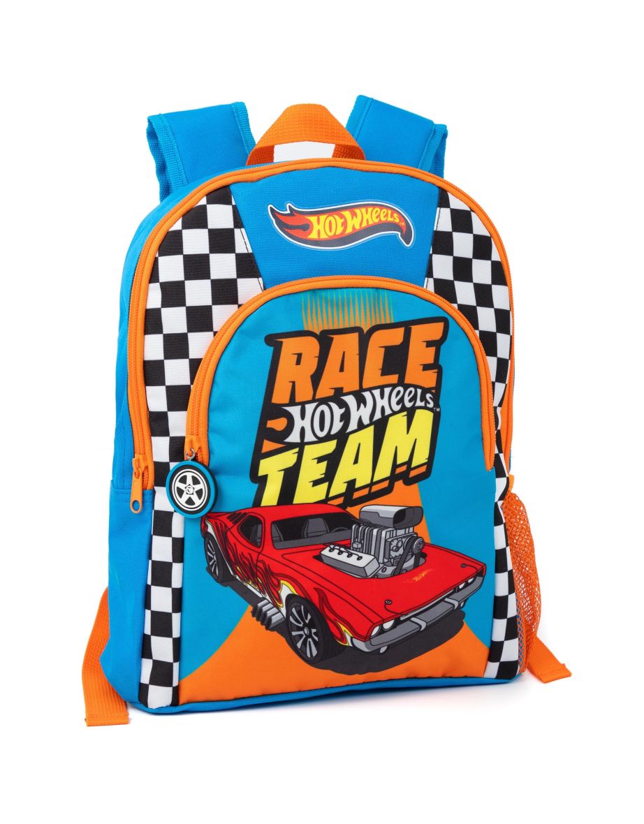 Hot Wheels Childrens/Kids Race Team Backpack - Blue/Orange