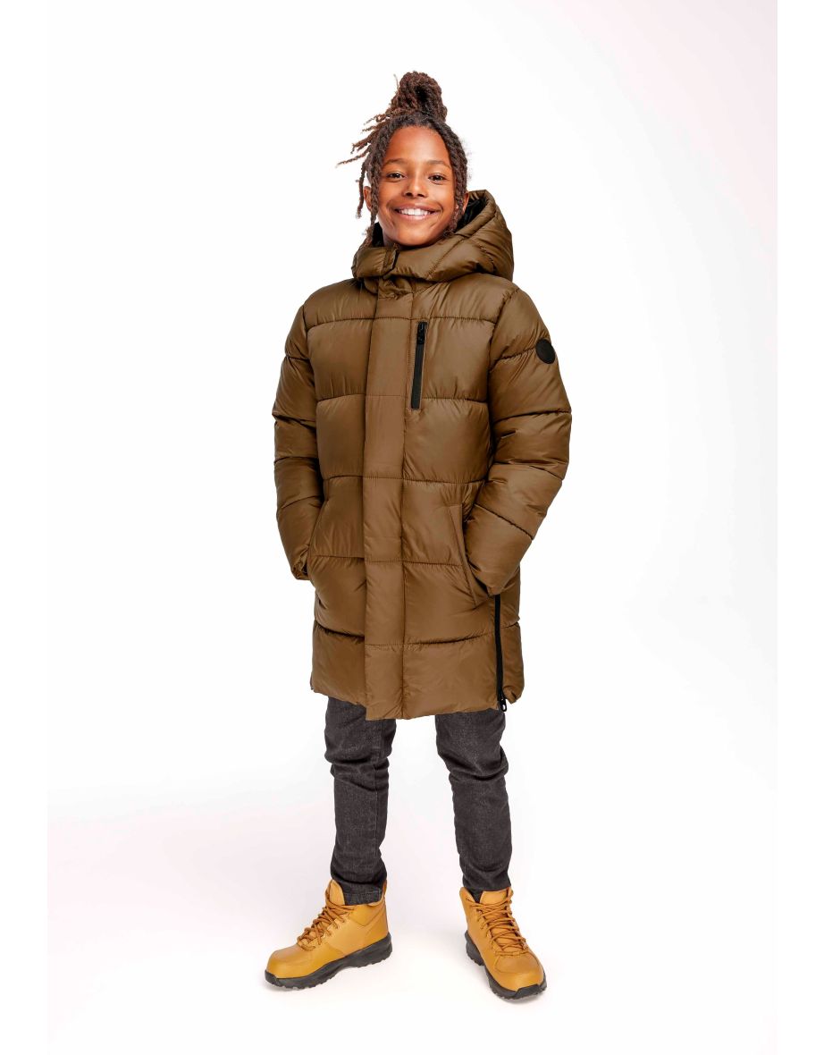 Shop Boys Longline Padded Jacket Online in Bahrain VogaCloset