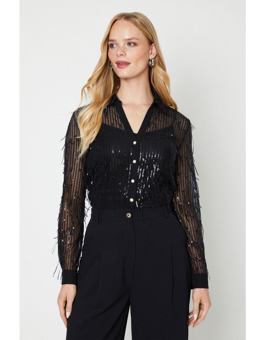 Oasis Sequin Shirt