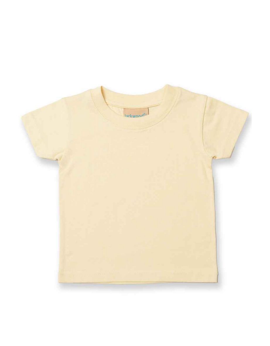 Larkwood Baby Plain T-Shirt - Pale Yellow