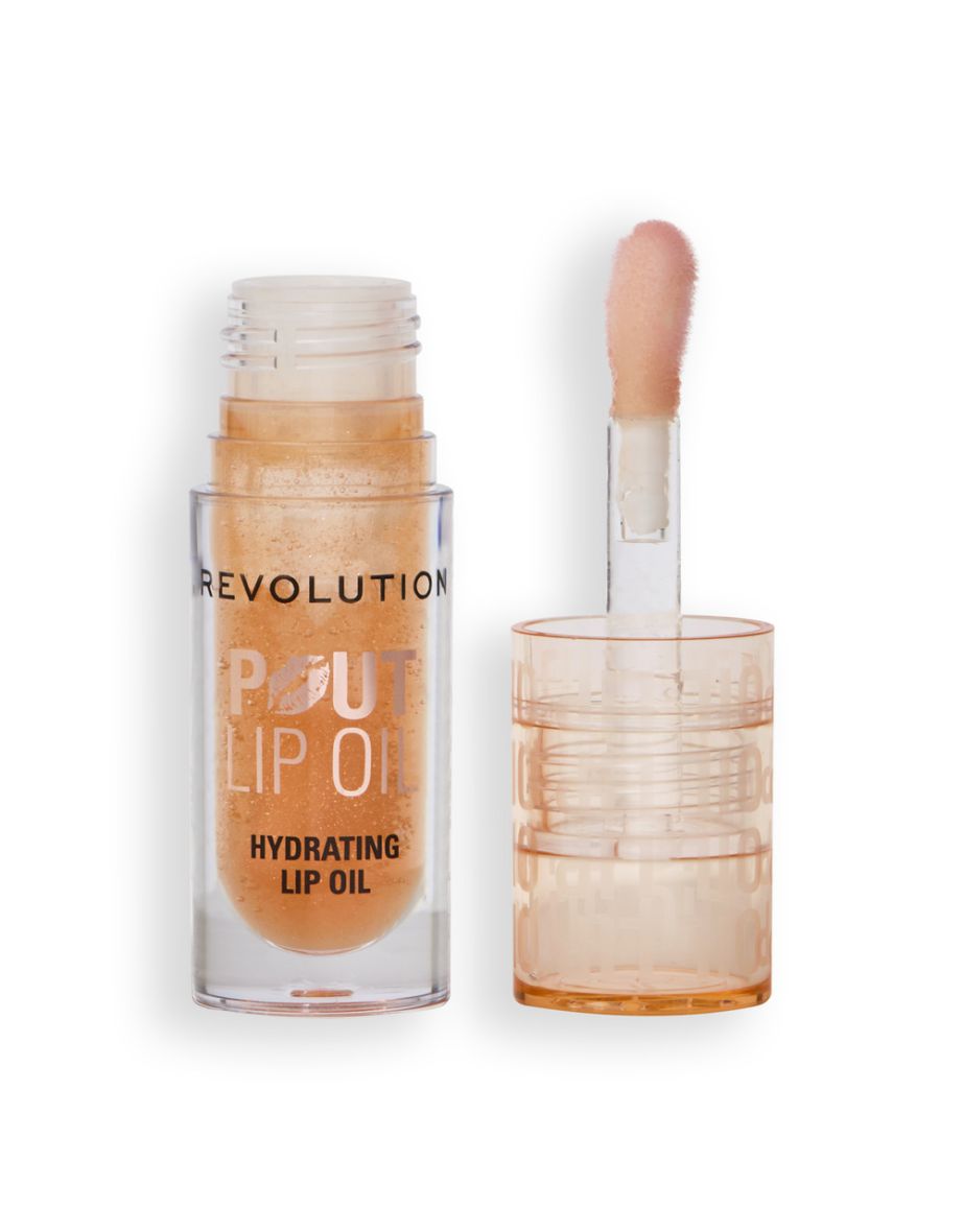 Revolution Pout Lip Oil Honey Shimmer