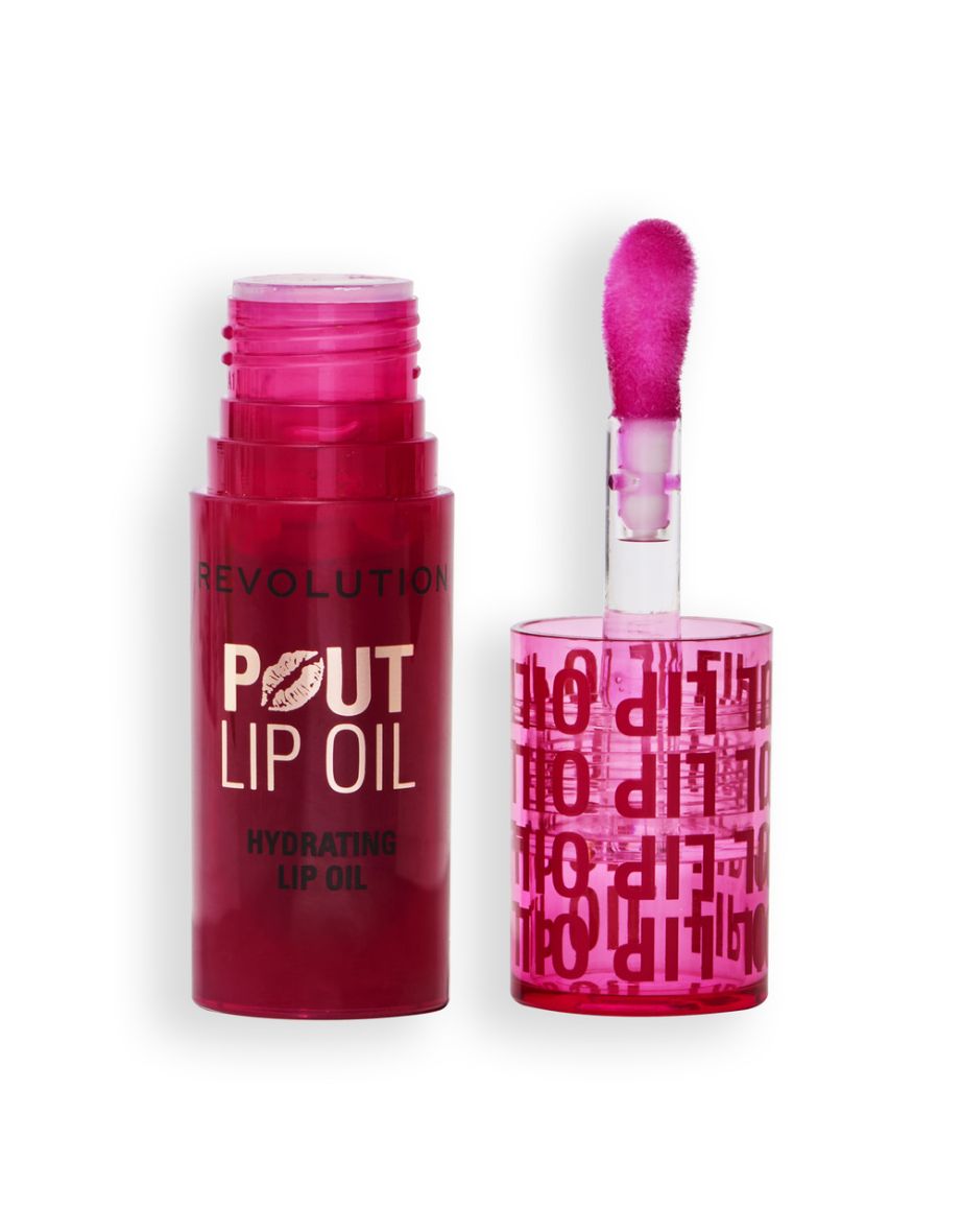 Revolution Pout Lip Oil Cherry Red
