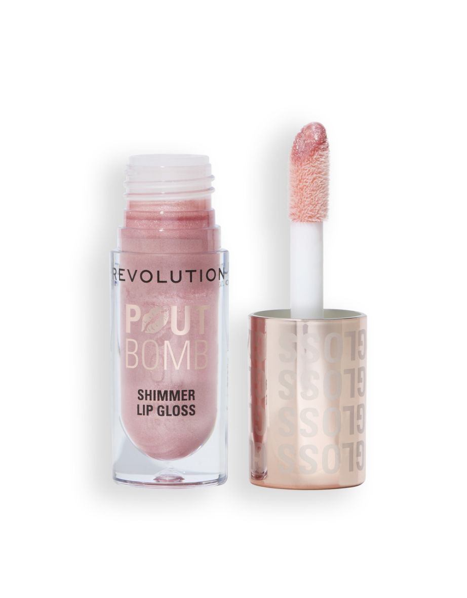 Revolution Pout Bomb Shimmer Gloss Shine Pink