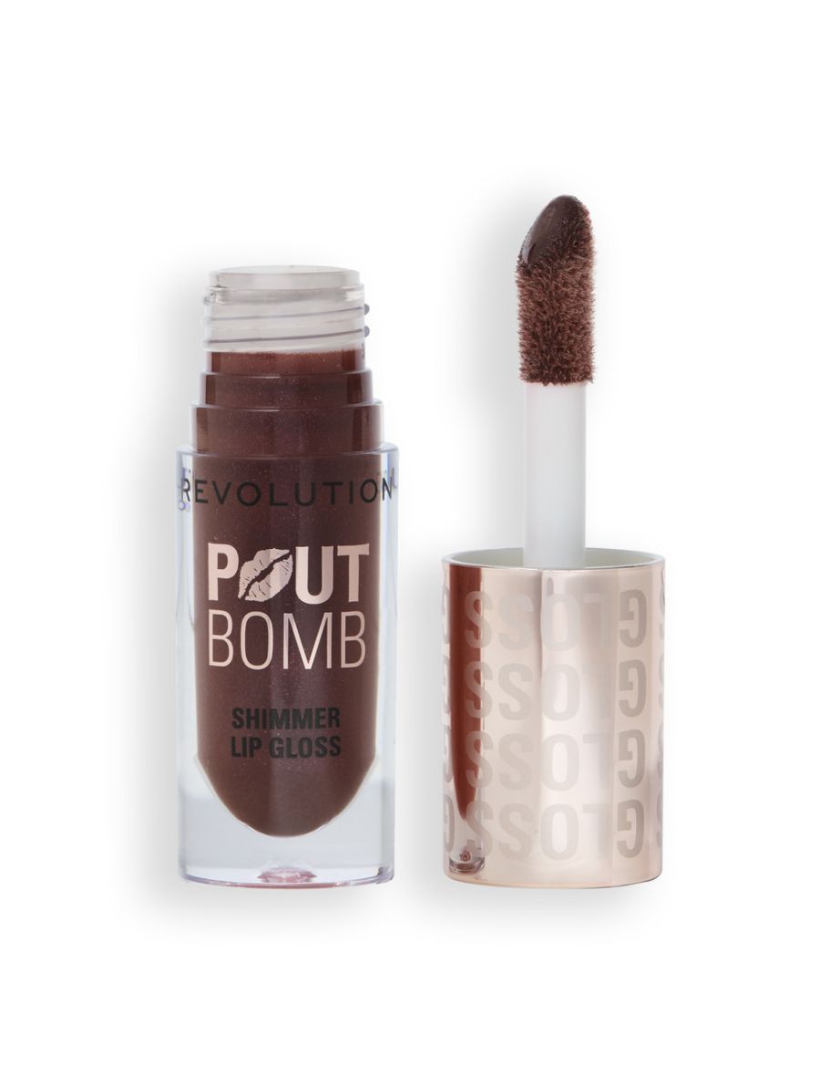 Revolution Pout Bomb Shimmer Gloss Chocolate Sparkle