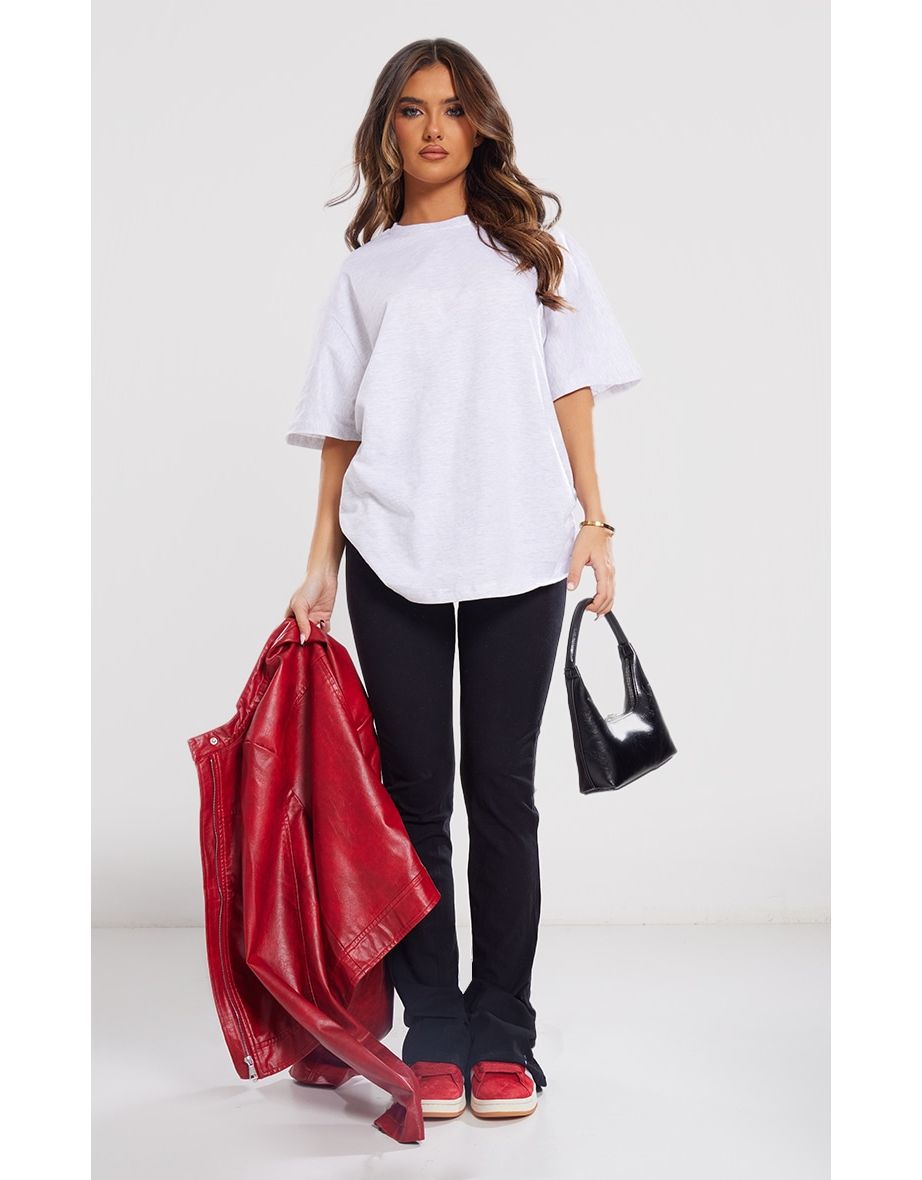 Ash Grey Boxy Oversized T Shirt
