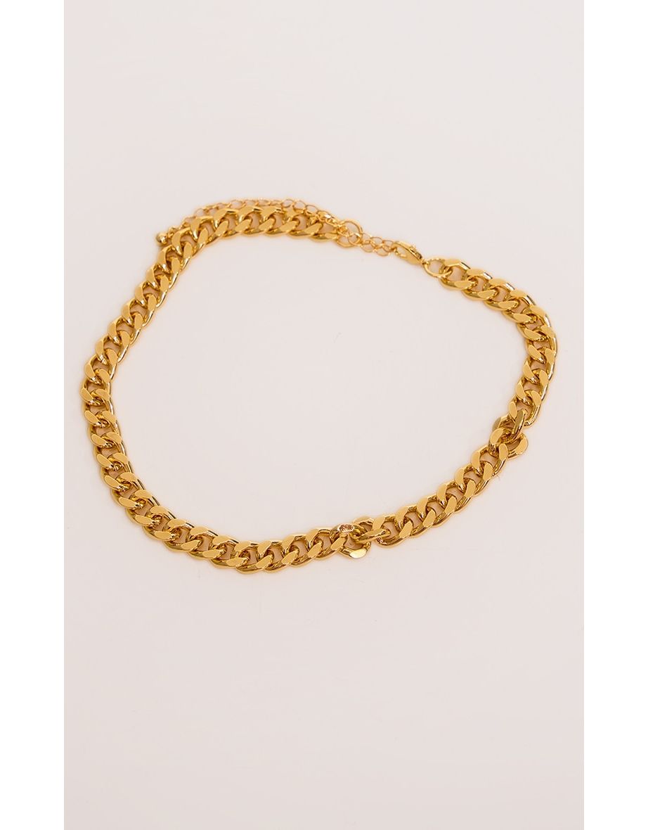 Real Gold Plated Single Chain Necklace - 2