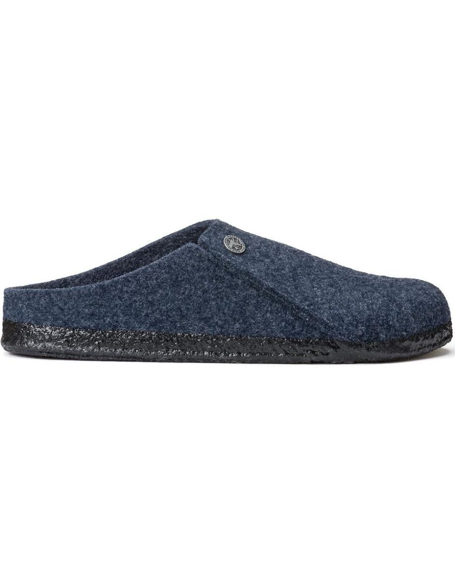 Birkenstock Blue Wool Slippers