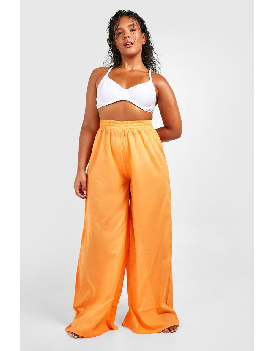 Plus size shop beach trousers