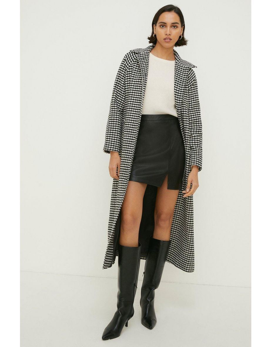 Oasis check coat best sale