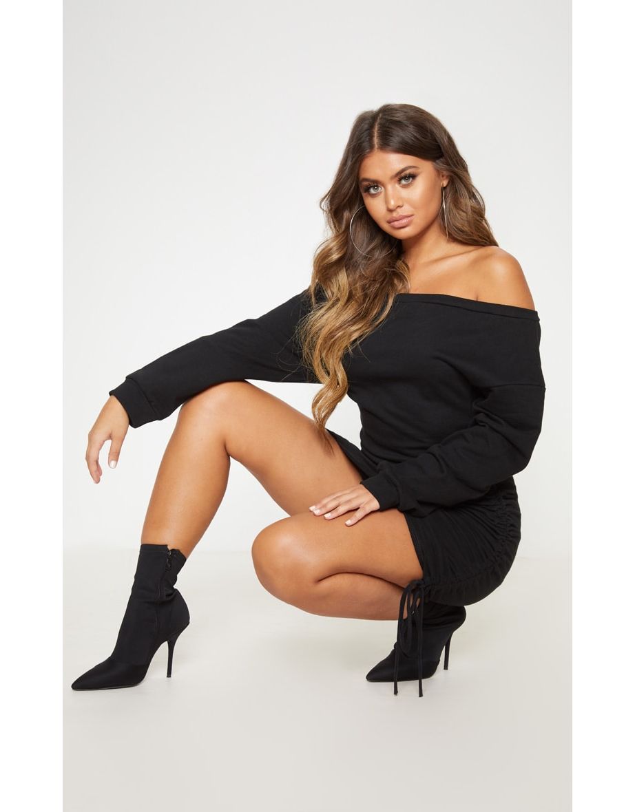 Black bardot outlet jumper dress