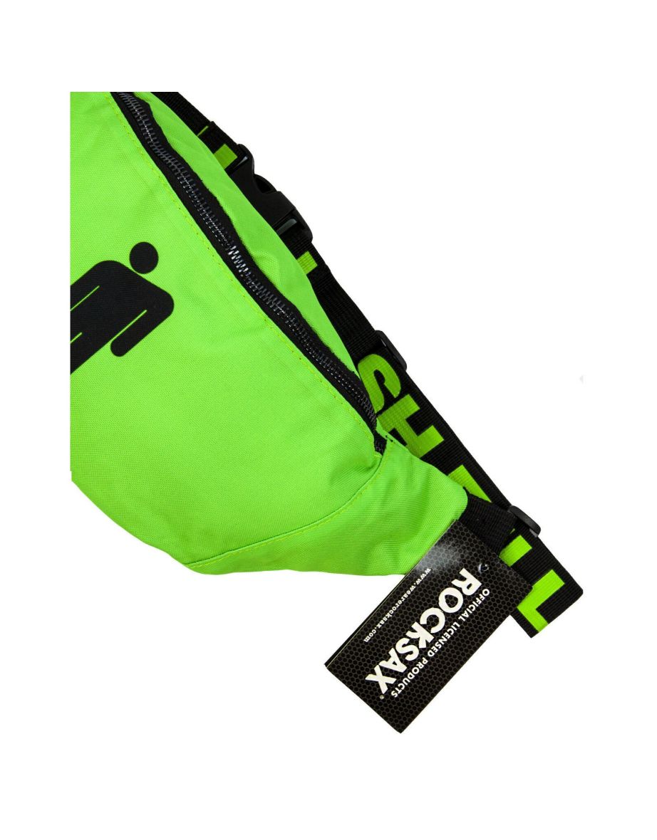 Rock Sax Bad Guy Billie Eilish Waist Bag - Fluorescent Green - 3