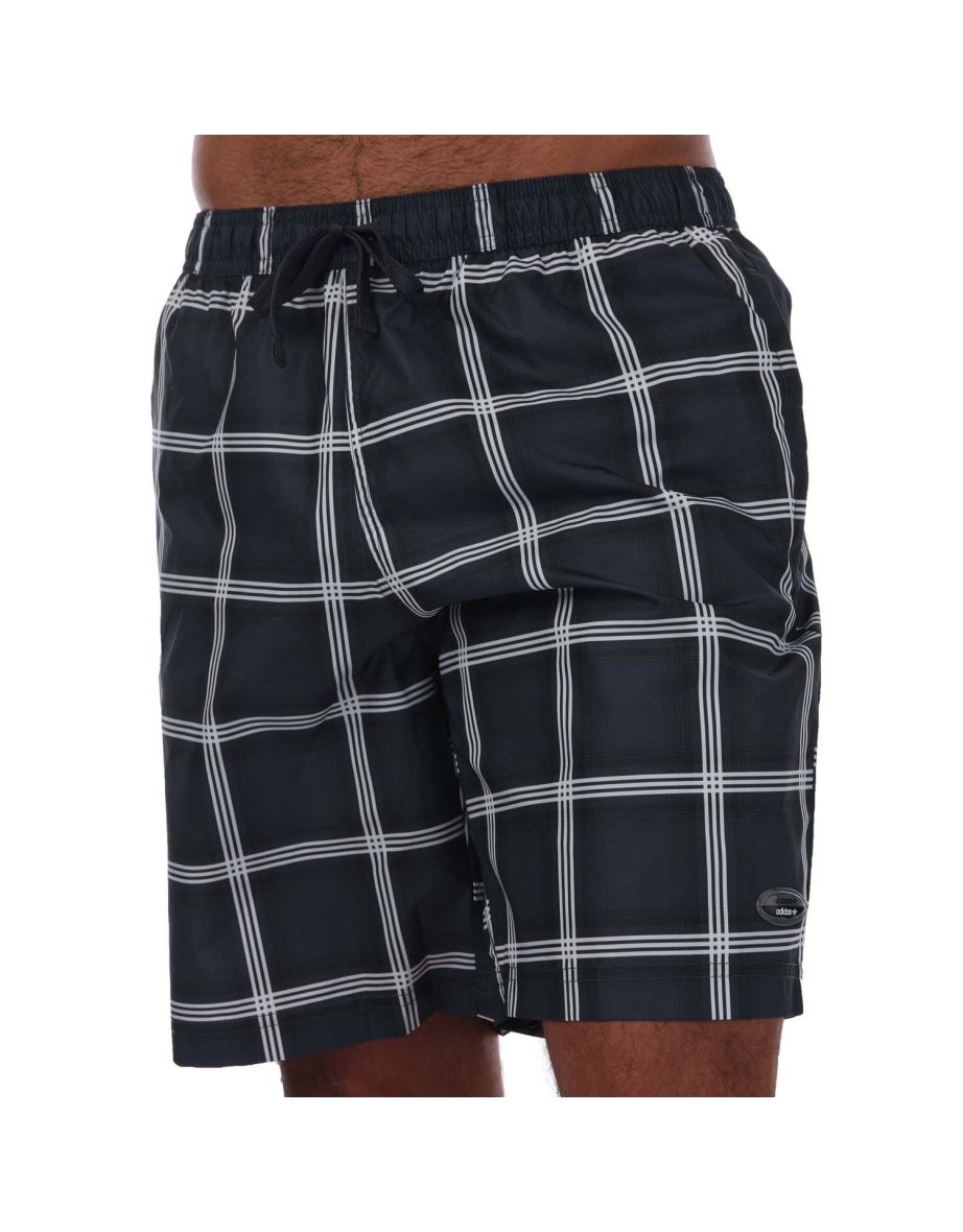 Adidas mens check swim shorts online