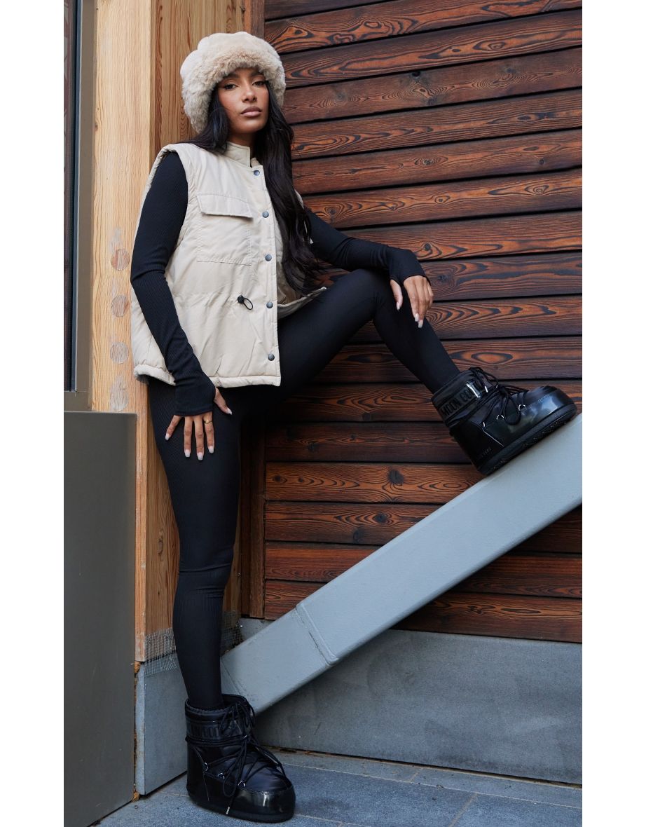 MOON BOOT Black Low Glance